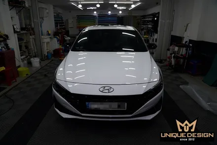 아반떼CN7 고광택 루프스킨 시공기- 대세는 고광택랩핑이다-! / 의정부 신곡동
