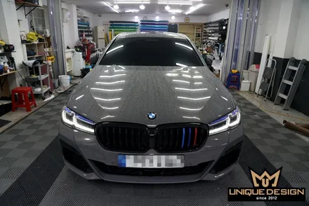 BMW 530E 자동차 보호필름, 전체PPF, 사고수리- / 의정부 신곡동