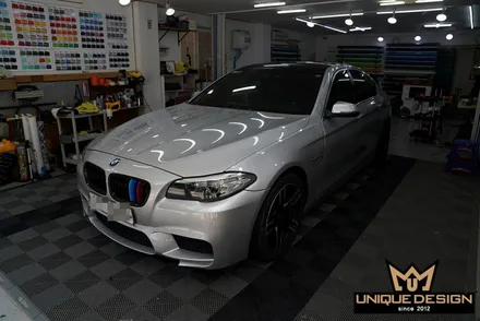 BMW 520d 라이트필름 부착, 테일램프톤다운 시공기- / 의정부 신곡동