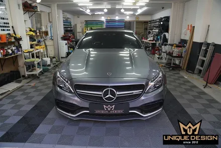 의정부 벤츠 C63AMG 보호필름 PPF 부착시공기- / 의정부 신곡동