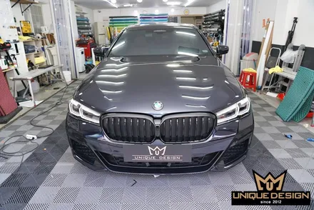 BMW G30 5시리즈 크롬죽이기, 윈도우몰딩 크롬에서 블랙으로 고광택랩핑! / 의정부 신곡동
