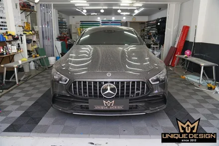 벤츠 GT43AMG 전체랩핑 + 크롬딜리트 / 의정부 신곡동