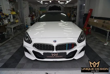 BMW Z4(G29) 전체랩핑- 비닐프로그 PET 프리즈메틱레드 / 의정부 신곡동