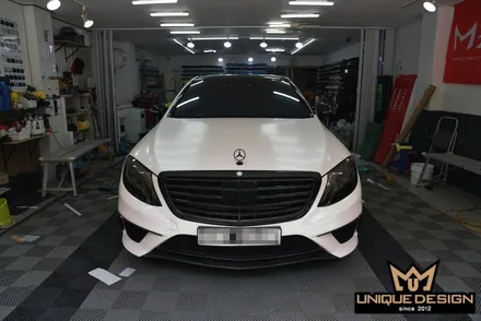 벤츠 S63AMG 전체랩핑 제거- / 의정부 신곡동