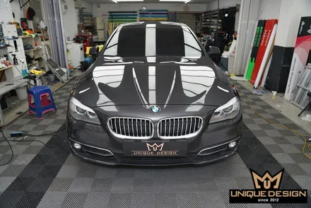 BMW(F10) 5시리즈 실내랩핑 으로 블랙하이그로시 만들기! / 의정부 신곡동