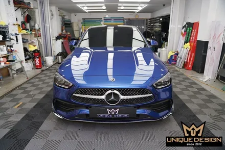 벤츠 W206 C300 AMGline 나이트패키지, 크롬딜리트 랩핑 시공기! / 의정부 신곡동