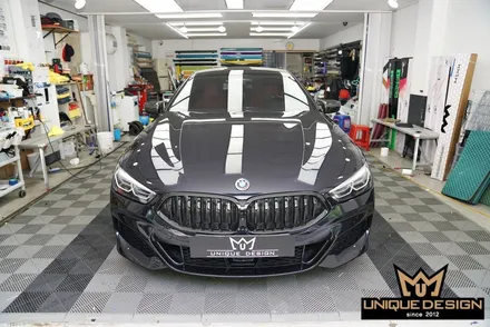 BMW 8시리즈 휠랩핑 시공기- 블랙휠 만들자! / 의정부 신곡동