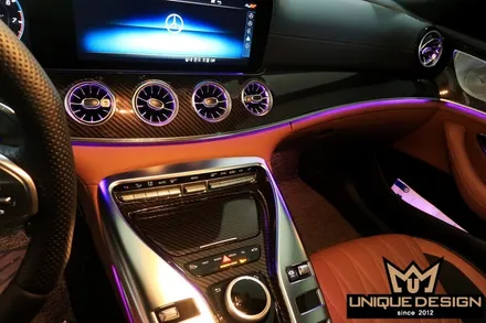 (의정부) 벤츠 GT43AMG, 4D유광카본, 실내랩핑, 유니크디자인 / 의정부 신곡동