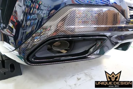BMW 8시리즈(840i) 크롬 딜리트, 죽이기 + 리어디퓨져 카본랩핑 / 의정부 신곡동