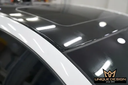(의정부) 포르테쿱 루프스킨 제거 및 재시공. 3M2080 GLOSS BLACK / 의정부 신곡동