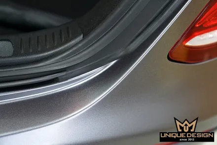 벤츠 E300 전체 풀랩핑 사고수리 완료!! 3M2080 사틴다크그레이, 유니크디자인 / 의정부 신곡동