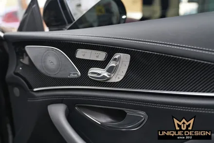 GT43AMG 실내랩핑 시공으로 리얼카본패턴 입히기- / 의정부 신곡동