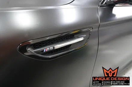 (의정부) BMW F10 M5 풀랩핑 시공기, 사틴블랙, 의정부래핑샵 / 의정부 신곡동