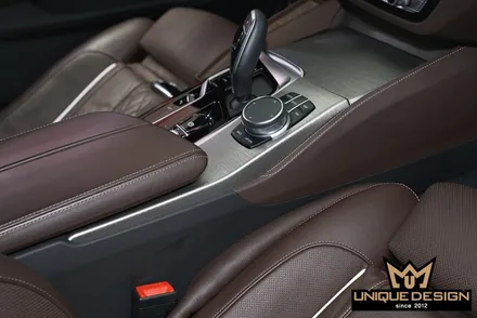 BMW G30 5시리즈 실내랩핑- 티타늄브러쉬 / 의정부 신곡동