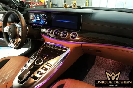 (의정부) 벤츠 GT43AMG, 4D유광카본, 실내랩핑, 유니크디자인 / 의정부 신곡동