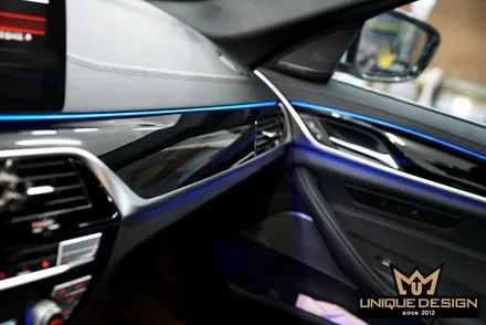 BMW 530i(G30) 실내랩핑 시공기- 3M매트리스블랙 / 의정부 신곡동