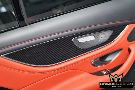 벤츠 실내랩핑, GT43AMG 유광카본 랩핑 / 의정부 신곡동