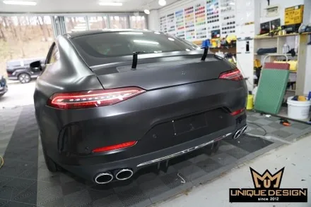 벤츠 GT43AMG 전체랩핑 + 크롬딜리트 / 의정부 신곡동