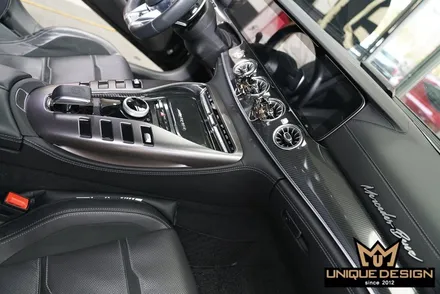 GT43AMG 실내랩핑 시공으로 리얼카본패턴 입히기- / 의정부 신곡동