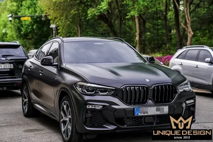 (의정부) BMW X6 G06 사틴블랙 전체 풀 랩핑 시공기- / 의정부 신곡동