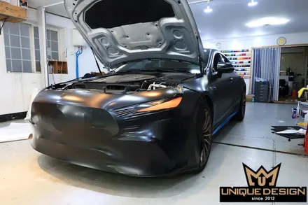 (의정부) 벤츠 GT43 AMG 전체 풀 랩핑, 사틴블랙, 유니크디자인 / 의정부 신곡동