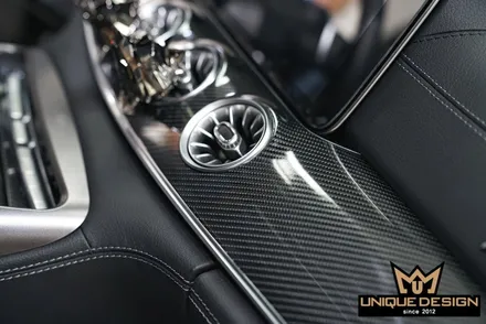 GT43AMG 실내랩핑 시공으로 리얼카본패턴 입히기- / 의정부 신곡동