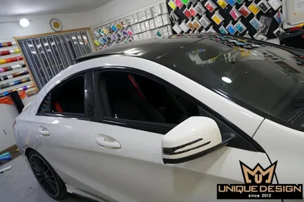(의정부) 벤츠 CLA45AMG 파츠 부분랩핑, 윈도우 크롬딜리트 / 의정부 신곡동