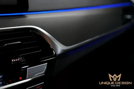 BMW 530i(G30) 실내랩핑 시공기- 3M매트리스블랙 / 의정부 신곡동