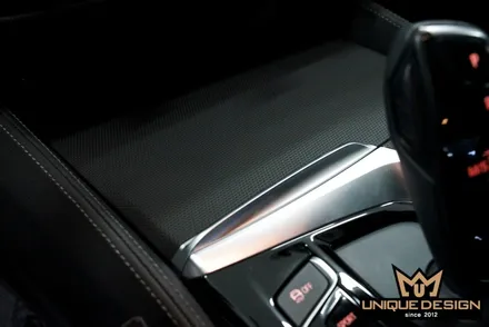 BMW 520D(G30) 실내랩핑, 3M2080매트릭스블랙 / 의정부 신곡동