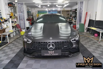 벤츠 GT43AMG 전체랩핑 + 크롬딜리트 / 의정부 신곡동