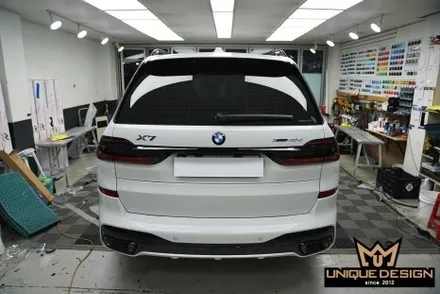 BMW X7 크롬딜리트. 고광택 필름으로 시공되었습니다. / 의정부 신곡동