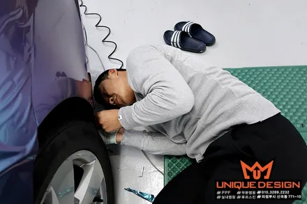(의정부 랩핑) 말리부 두가지 컬러가 보이는 카멜레온 랩핑 / 의정부 신곡동