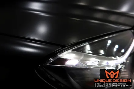 벤츠 SLK55 AMG. 사틴블랙 전체랩핑 시공기, 동영상 포함, 의정부랩핑 / 의정부 신곡동