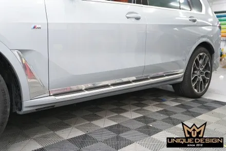 BMW X7 크롬딜리트(크롬죽이기) 고광택랩핑 시공기- / 의정부 신곡동