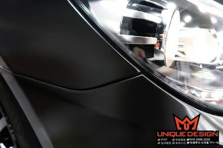 벤츠 SLK55 AMG. 사틴블랙 전체랩핑 시공기, 동영상 포함, 의정부랩핑 / 의정부 신곡동