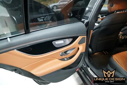 벤츠 GT43AMG 실내랩핑 시공기- 4D리얼카본패턴필름 / 의정부 신곡동
