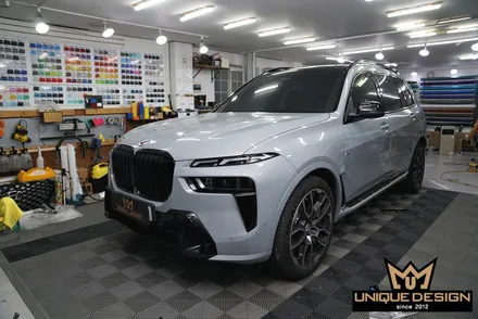 BMW X7 크롬딜리트(크롬죽이기) 고광택랩핑 시공기- / 의정부 신곡동