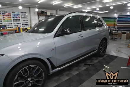 BMW X7 크롬딜리트(크롬죽이기) 고광택랩핑 시공기- / 의정부 신곡동
