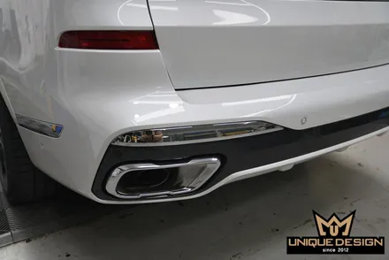 BMW X7 크롬딜리트. 고광택 필름으로 시공되었습니다. / 의정부 신곡동