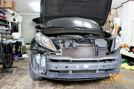 (의정부 랩핑) 스포티지R 터보그릴 교환 및 랩핑 시공, 의정부 카스킨 / 의정부 신곡동
