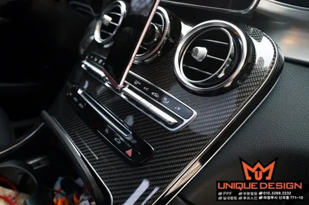 (의정부) 벤츠 실내랩핑, GLC43AMG 카본파츠 PPF로 보호하기, 의정부 랩핑, 카스킨, PPF, 유니크디자인 / 의정부 신곡동