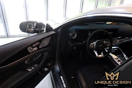 (의정부) 벤츠 GT43AMG 실내 랩핑, 4D 유광카본, 유니크디자인 / 의정부 신곡동