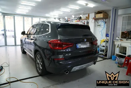 BMW X3(G01) 리어 디퓨져 랩핑 시공기, 의정부 랩핑, 카스킨, 유니크디자인 / 의정부 신곡동