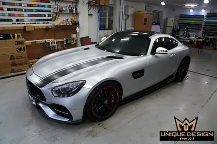 벤츠 AMG GT C 사이드미러 랩핑, 유니크디자인 / 의정부 신곡동