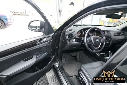 BMW X3 (F25) 실내랩핑- 3M2080 매트릭스 블랙 / 의정부 신곡동