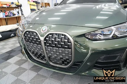 BMW 430i (G22) 크롬죽이기, 키드니그릴 랩핑 / 의정부 신곡동