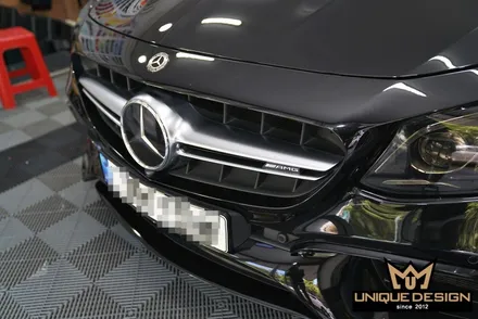 (의정부) E63AMG 크롬죽이기, 그릴랩핑 PET고광택랩핑 / 의정부 신곡동