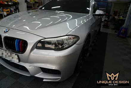 BMW 520d 라이트필름 부착, 테일램프톤다운 시공기- / 의정부 신곡동