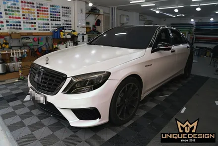 벤츠 S63AMG 전체랩핑 제거- / 의정부 신곡동