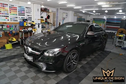 E63AMG 크롬딜리트 랩핑 시공기- / 의정부 신곡동